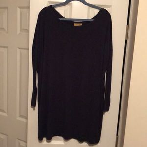 PIKO 1988 Navy Long Sleeve T-shirt Dress